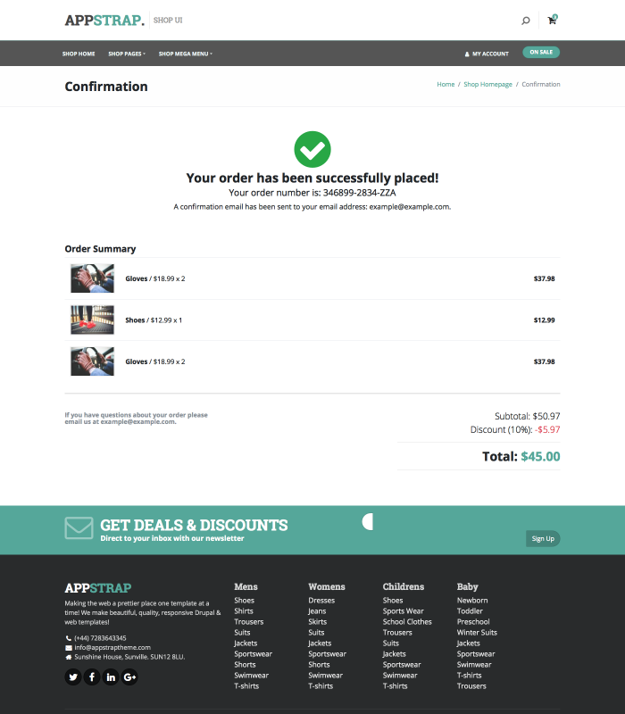 shop-confirmation page thumbnail